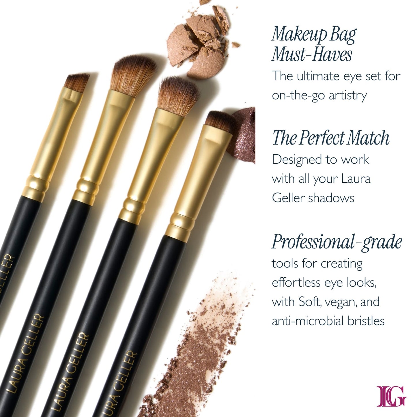 Shadow Skills 4PC Eye Brush Set